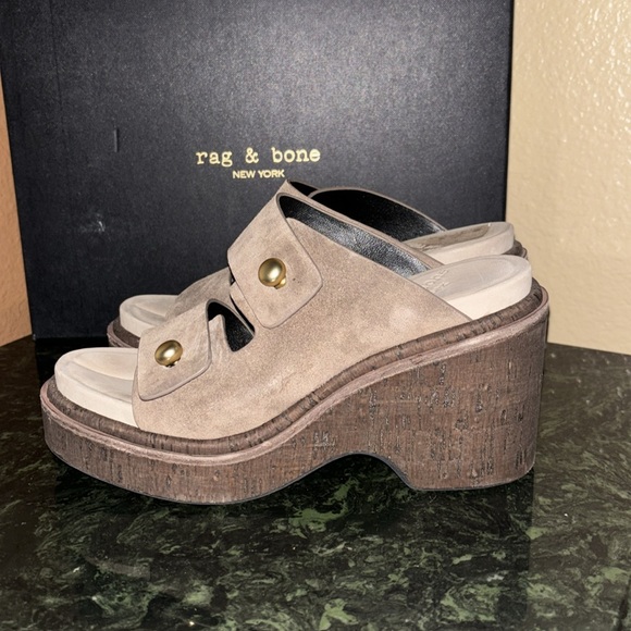 Rag & Bone Sommer wedge platform sandals - Picture 3 of 7